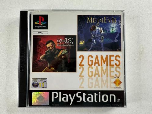MediEvil 2 in 1 C-12 Final Resistance Playstation 1 - PS1, Spelcomputers en Games, Games | Sony PlayStation 1, Zo goed als nieuw