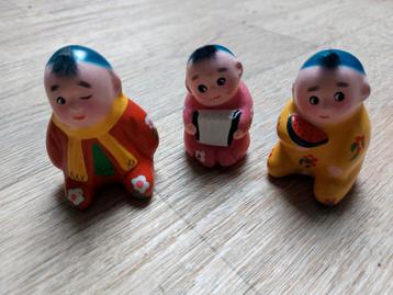 3 Vintage Xin Xin Beeldjes Great Wall Sheraton Hotel Beijing beschikbaar voor biedingen
