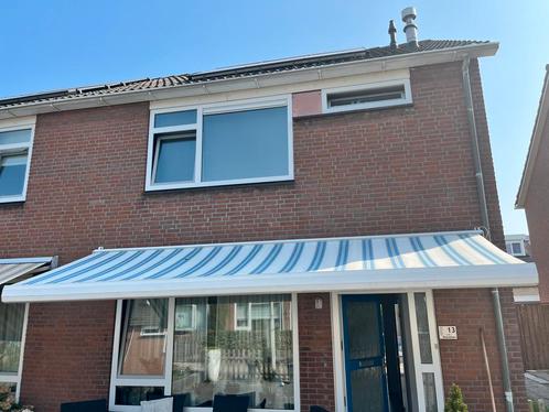 Verano elektrisch zonnescherm 5 meter, Tuin en Terras, Zonneschermen, Zo goed als nieuw, Knikarmscherm, Elektrisch, Ophalen of Verzenden