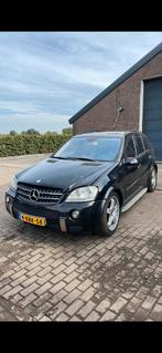 ML 63 AMG  AUT 2006 Zwart motor defect, Auto's, Automaat, Zwart, Leder, Bedrijf