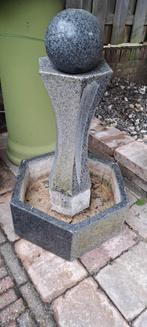Waterornament/tuinornament, zwaar, 3 onderdelen, Tuin en Terras, Waterpartijen en Fonteinen, Ophalen, Gebruikt, Beton, Waterornament