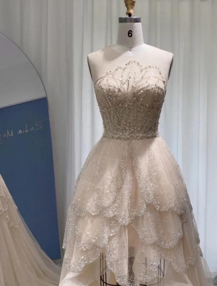 Galajurk avondjurk feestjurk cocktailjurk bruiloft maat 36, Kleding | Dames, Gelegenheidskleding, Zo goed als nieuw, Galajurk