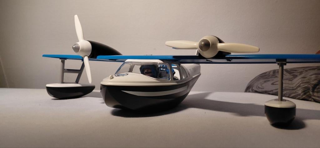 Playmobil Politie Watervliegtuig - Complete Set, Kinderen en Baby's, Speelgoed | Playmobil, Ophalen of Verzenden, Zo goed als nieuw