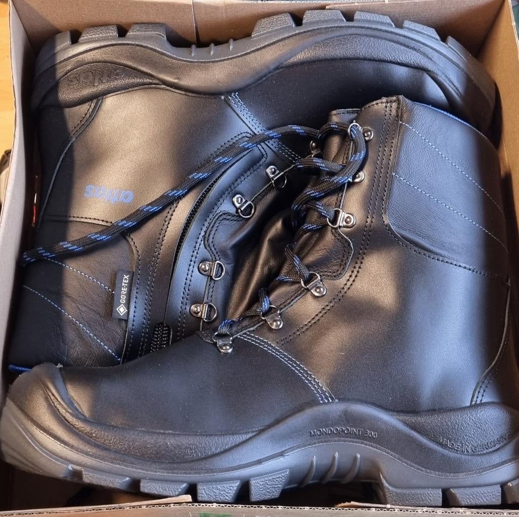 Nieuwe leren werklaarzen maat 45, Tuin en Terras, Werkkleding, Heren, Nieuw, Ophalen of Verzenden, Laarzen