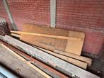 Verschillende soorten houten balken, Tuin en Terras, Ophalen, Zo goed als nieuw, 250 cm of meer, Balken