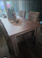 Eettafel, Huis en Inrichting, Tafels | Eettafels, Ophalen, Zo goed als nieuw, Rechthoekig, 50 tot 100 cm