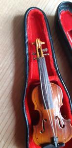 Miniatuur viool (10 cm) in kist, Ophalen of Verzenden