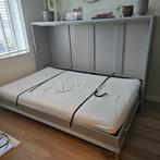 Muurbed / Opklapbed - Ruimtebesparend!, Ophalen, Verstelbaar, Tweepersoons, Zo goed als nieuw