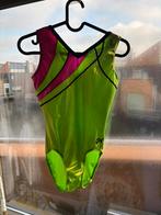 GK Turnpakje AM Geel met roze, Sport en Fitness, Turnen, Verzenden, Zo goed als nieuw, Turnpak(je)