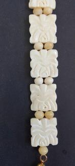 Benen Armband, Ophalen of Verzenden, Zo goed als nieuw, Wit, Overige materialen