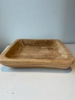 Houten schaal, Huis en Inrichting, Ophalen of Verzenden, Zo goed als nieuw, Vierkant, Hout