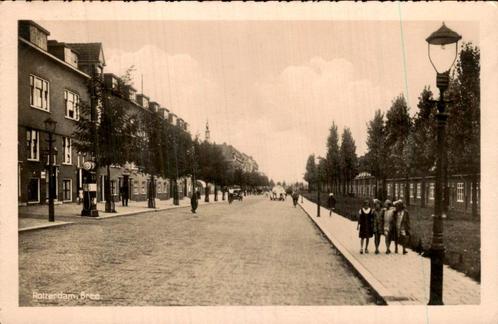Bree, Rotterdam, Verzamelen, Ansichtkaarten | Nederland, Gelopen, Zuid-Holland, Voor 1920, Ophalen of Verzenden