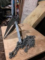 Anker met ketting, Watersport en Boten, Ophalen, Gebruikt, Ankeren en Afmeren, Zeilboot of Motorboot