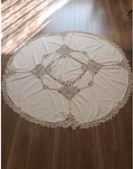 Luxe tafelkleed met kant, Huis en Inrichting, Tafelkleden, Ophalen of Verzenden, Zo goed als nieuw, Rond