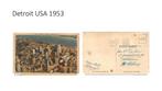 Detroit USA 1953, Ophalen of Verzenden, 1940 tot 1960, Gelopen, Buiten Europa