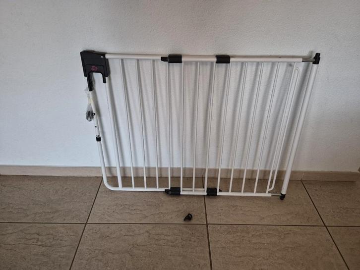 A3 Safetydoor Traphekje - Wit, Kinderen en Baby's, Traphekjes, Gebruikt, Schroefhekje, Metaal of IJzer, 115 cm of meer, Ophalen