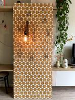 unieke, decoratieve wandplaat met harmonika-lamp, Huis en Inrichting, Ophalen, Gebruikt