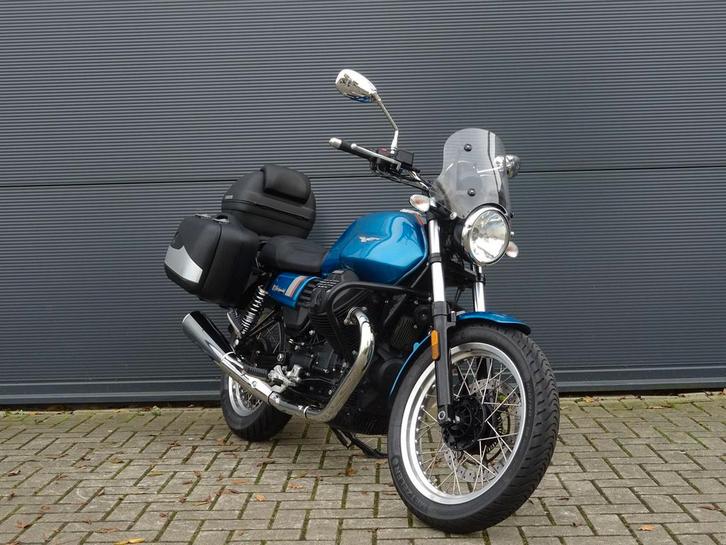 MOTO GUZZI V 7 III SPECIAL 2019 handvatverwarming koffers, Motoren, Motoren | Moto Guzzi, Bedrijf, Toermotor, 12 t/m 35 kW, 2 cilinders