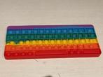 PUSH BUBBLE FINGERTIP TOY – RAINBOW KEYBOARD Big Poppet Fidg, Ophalen of Verzenden, Zo goed als nieuw