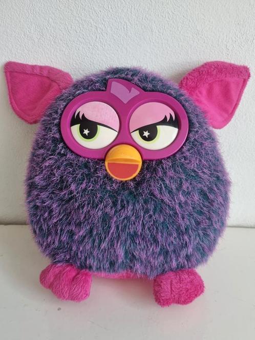 Orig, Hasbro, FURBY, Knuffel, Paars, 25cm, Label2013, Inwst!, Kinderen en Baby's, Speelgoed | Knuffels en Pluche, Zo goed als nieuw