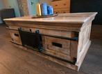 Stijlvolle salontafel Mangohout  - 122x66 cm, Ophalen, Gebruikt, 100 tot 150 cm, Minder dan 50 cm