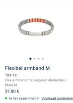 Energetix flexibele armband maat M van € 37 voor € 25, Sieraden, Tassen en Uiterlijk, Ophalen of Verzenden, Nieuw, Zilver, Staal
