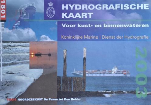 1801 Hydrografische Kaart Panne tot Den Helder, Watersport en Boten, Navigatiemiddelen en Scheepselektronica, Zo goed als nieuw