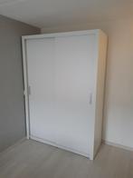 Witte kledingkast Amsterdam 180 cm breed, Incl. inhoud NIEUW, Kast, 50 tot 70 cm, Nieuw, 105 cm of meer