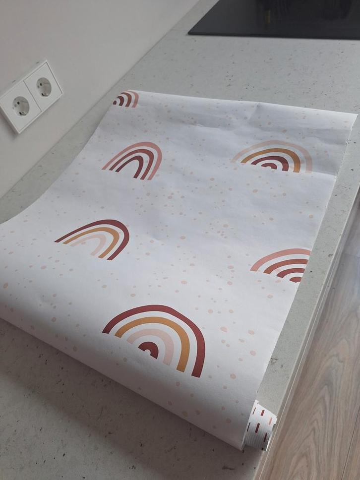 Behangrol Bodil Wit - Karwei, Huis en Inrichting, Stoffering | Behang, Wit, Roze, minder dan 10 m², Ophalen of Verzenden