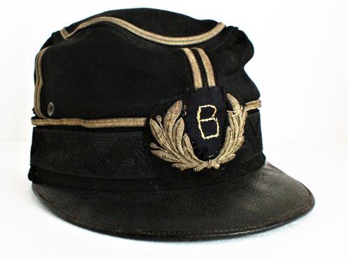 Antieke Brandweer Politie Officier Kepie / Pet jaren 30 40, Verzamelen, Militaria | Algemeen, Overige soorten, Helm of Baret, Nederland