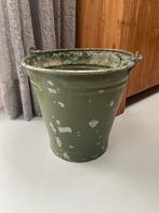 Zinken emmer vintage, Overige materialen, Rond, Ophalen of Verzenden, Zo goed als nieuw