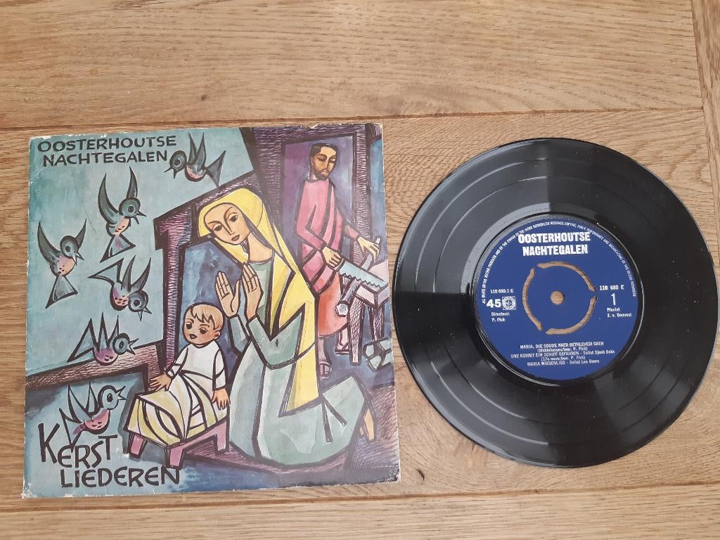 # 0055	Oosterhouts Nachtengalen	Kerst liederen, Cd's en Dvd's, Gebruikt, 7 inch, Single, Ophalen of Verzenden