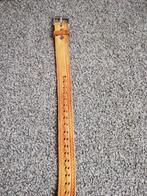 Bewerkte herenriem riem met ingevlochten sierrand, Ophalen of Verzenden, Zwart