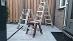 2 Stuks Aluminium trap Alga Altrex Professioneel, Doe-het-zelf en Verbouw, Ladders en Trappen, Ophalen, Gebruikt, Trap, Opvouwbaar of Inschuifbaar