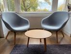 Set van 2 Hay About a Lounge Chair AAL83 + Bella salontafel, Huis en Inrichting, Fauteuils, Ophalen, Hout, 75 tot 100 cm, Zo goed als nieuw