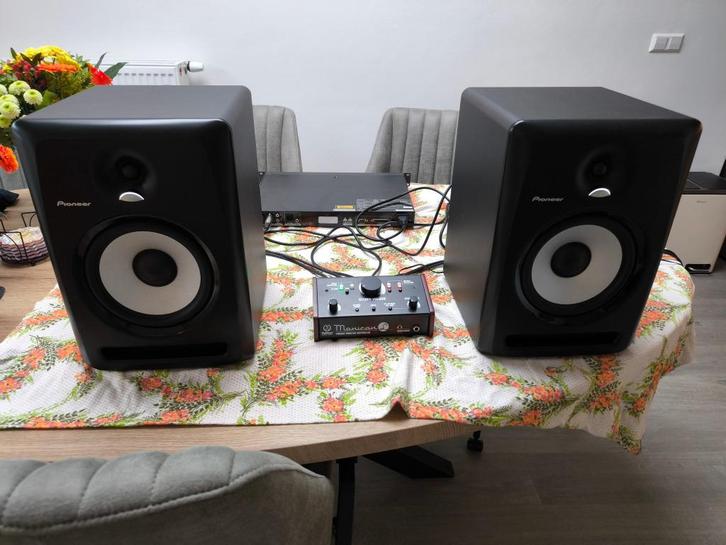 2st Pioneer DJ-80X (set 2), Audio, Tv en Foto, Luidsprekers, Gebruikt, Front, Rear of Stereo speakers, 60 tot 120 watt, Overige merken