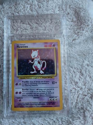 Mewtwo Base Set Unlimited - Zeldzaam! beschikbaar voor biedingen
