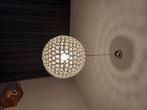 Lamp glas rond 40cm, Huis en Inrichting, Lampen | Hanglampen, Ophalen, Zo goed als nieuw, Glas, Minder dan 50 cm