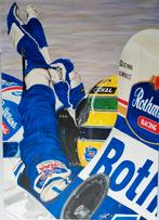 Ayrton senna schilderij  formule 1 schilderij, Ophalen