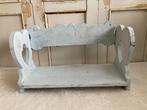 Brocante oud houten regaaltje - wandplankje, Huis en Inrichting, Woonaccessoires | Wandplanken en Boekenplanken, Gebruikt, Ophalen of Verzenden