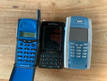 Verschillende oude mobieltjes 3x beschikbaar voor biedingen