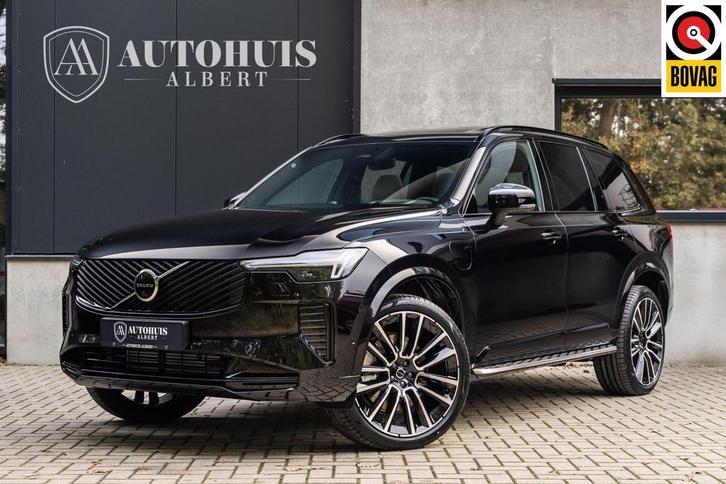 Volvo XC90 2.0 T8 AWD Ultra Dark B&W Massage 22' Luchtvering, Auto's, Volvo, Bedrijf, Te koop, XC90, 360° camera, 4x4, ABS, Achteruitrijcamera