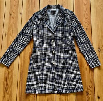 Blazer Helena Hart - Zwart Beige Blauw - Maat 38 / medium beschikbaar voor biedingen