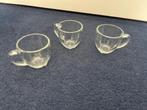 3 nieuwe espressokopjes, Glas of Glazen, Nieuw, Ophalen of Verzenden, Glas