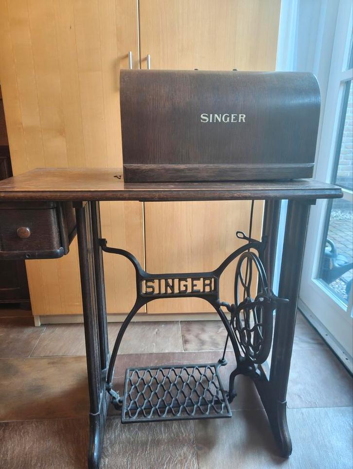 Antieke Singer Naaimachine - Origineel & Compleet, Antiek en Kunst, Antiek | Naaimachines, Ophalen