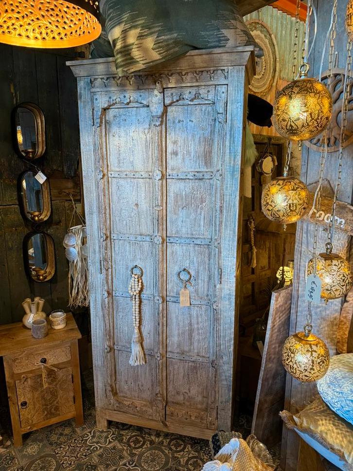 Gave India/Ibiza style kast, Huis en Inrichting, Kasten | Buffetkasten, Nieuw, 25 tot 50 cm, Ophalen