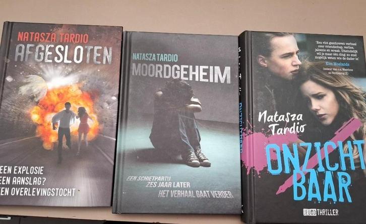 Natasza Tardio: Onzichtbaar, Moordgeheim, Boeken, Kinderboeken | Jeugd | 13 jaar en ouder, Zo goed als nieuw, Fictie, Ophalen of Verzenden