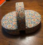 Vintage franse stoffendoos, Ophalen of Verzenden