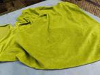 Groen suéde velvet stretch lap stof 1.15 x 1.05 mtr (JP1), Ophalen of Verzenden, Nieuw, Groen