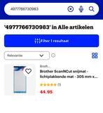 Brother scanncut 2 verschillende matten, Ophalen of Verzenden, Nieuw, Gereedschap of Toebehoren